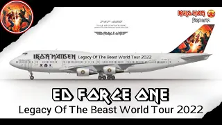 ¿ED Force One Iron Maiden Legacy of the Beast World Tour 2022?
