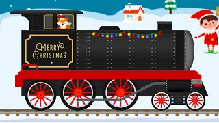 Симулятор Поезда Labo Christmas Train #1 Кид стал машинистом Локомотива на Машинки Кида