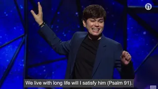 Joseph Prince said he would live to 120 yrs as long as he is satisfied – it’s God’s will to grant it