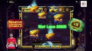 Dynamite Riches Megaways-  real cash slot game - SlotLove2023 [21+]