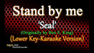 Stand By Me - SEAL / Ben E. King * LOWER KEY  (Karaoke Version)