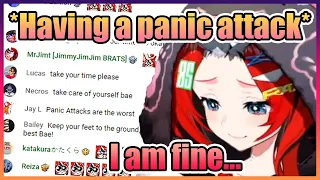 Bae Having a Panic Attack and Started Crying on Stream Because of Stress...【Hololive】