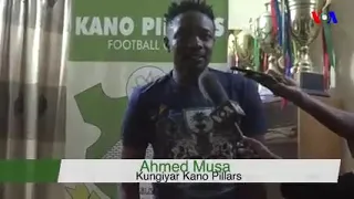 Ahmed musa first day at kano  pillars