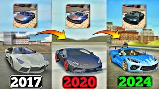 Evolution of Extreme Car Driving Simulator | Extreme Car 2017 to 2024 | Car Game