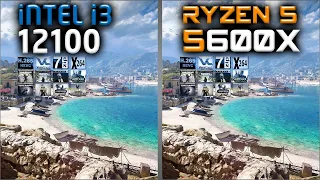 Intel i3 12100 vs Ryzen 5 5600X Benchmarks – 15 Tests 🔥