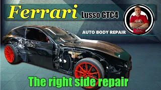 Ferrari Lusso GTC4. The body repair. Ремонт кузова.