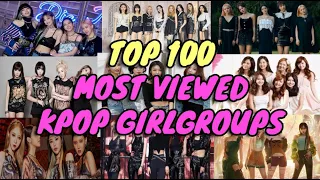 [TOP 100] KPOP GIRLGROUPS AND THEIR MOST VIEWED MUSIC VIDEO | ALL-TIME (AUGUST 2023)