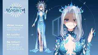 Vtuber Showcase - Amalee Flame Empress Outfit 🦋 Live2D