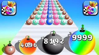 Satisfying Mobile Games Merge Ball, AZ Run - Top Free Gameplay iOS,Android All Levels Max Skills