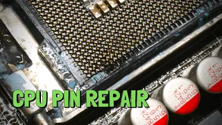 I Damaged a CPU Socket Pin while Bending :D - But Now it WORKS After Replacing it