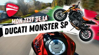 JE TESTE LA DUCATI MONSTER SP 2023 😍🇮🇹