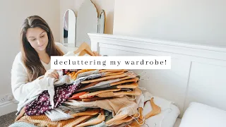 It's time for a clear out! Organising and Decluttering my wardrobe ~ Minimalist Journey