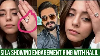 Sila Turkoglu Showing Engagement Ring with Halil Ibrahim Ceyhan