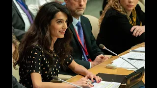 Amal Clooney Addresses the UN On Accountability For War Crimes in Ukraine