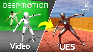 DeepMotion to Unreal Engine 5 | Animation Retargeting Tutorial | AI Motion Capture