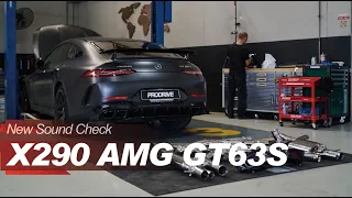 Mercedes-AMG GT63S 4-Door Coupe Idle Revving in Normal Vs Race w/ Fi EXHAUST X Prodrive