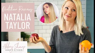 Dietitian Reviews MODEL Natalia Taylor What I Eat in a Day