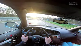 audi s5 3.0tfsi 333ps driving/german autobahn