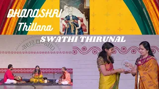 Dhanashri Thillana-Swathi Thirunal | Shilparamam Concert
