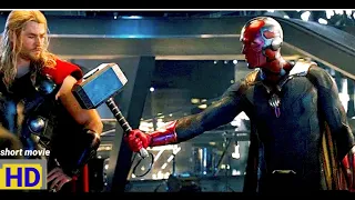 Vision Lifts Thor_s Hammer Scene - Avengers_ Age of Ultron short fiting  - Movie Clip