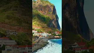 The fishing town of Porto da Cruz, Madeira Island 🇵🇹