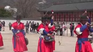 Seoul Korea - Gyeongbok Palace - The Royal Guard Changing Ceremony - 14 April 2013 (4 of 4)