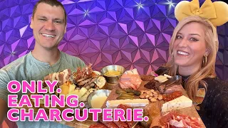 Only Eating CHARCUTERIE BOARDS In Disney World | EPCOT, Disney Springs, Hollywood Studios, Resorts