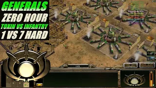 C&C Generals Zero Hour 1 vs 7 Hard armies  GLA Toxin VS CHINA INFANTRY ( Twilight Flame )