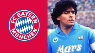 Il BAYERN MONACO omaggia MARADONA e parla di lui!