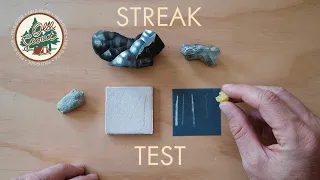 How to Conduct a Mineral Streak Test (Old Scout Field Guide)