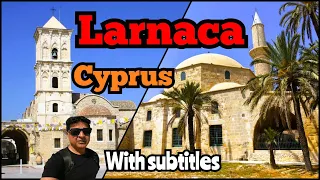 LARNACA Cyprus 4K | Holy Church of Saint Lazarus | Larnaca Beach. Tour of Cyprus, Episode 7