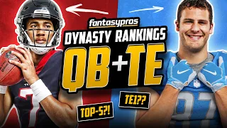 Top 30 Dynasty Quarterback and Tight End Rankings | Late Round Steals (2024 Fantasy Football)