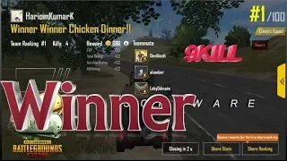 PUBG Mobile Squad Gameplay Won The Match!
