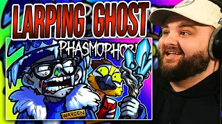 Vanoss Crew Phasmophobia Funny Moments - Bullying a LARPing Ghost! - Reaction