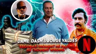 Dame Dash & Jorge Valdes: 'Cocaine Cowboy' Escapes Death, Outsmarts Pablo Escobar & Netflix Series