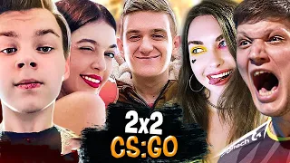 СИМПЛ ИГРАЕТ С ЧИТОМ | ТУРНИР 2x2 В КС ГО ft. AHRINYAN STROGO BY_OWL #evelone #эвелон #s1mple