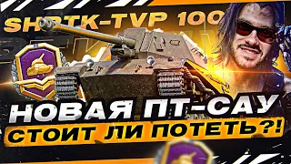 НОВАЯ ПТ-САУ 8 УРОВНЯ в Боевом Пропуске - ShPTK-TVP 100! Стоит ли потеть?!