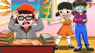 Idiot Nick Become Smart - Scary Teacher 3D School Funny Doll Squid Game Animation