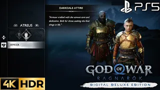 GOD OF WAR RAGNAROK Darkdale Attire | PS5 God of War Ragnarok Deluxe Edition Atreus Darkdale Attire