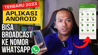 Dengan Handphone bisa Kirim Pesan Whatsapp Secara Massal || Aplikasi Android  || WAPROMOSI