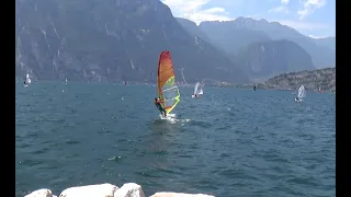 Windsurfen am Gardasee - Malcesine und Torbole @ Camping Tonini Juni 21