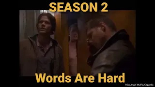 Supernatural Season 2 "WORDS ARE HARD" Gag Reel