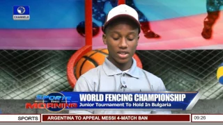 Sports This Morning: Focus On Fencing Championship Pt 1