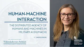 Ingvild Bode - Human-machine interaction | Sapere Aude 2023