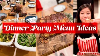 Easy dinner party menu ideas for 8+ 👩🏻‍🍳 VLOG: Hosting/cooking for friends & family | Try new things