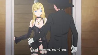 Lingerie does not count as clothes. Anime:The Duke of Death and His Maid