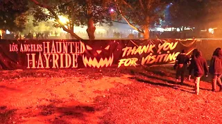 Opening Night of Los Angeles Haunted Hayride 2021 - All NEW Mazes & Location / Ride Thru Experience