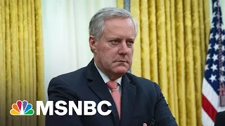 New Details Show Depth Of Mark Meadows' Role In Effort To Overturn Trump's 2020 Loss