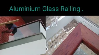 Aluminium Glass Railing . #insafwelding