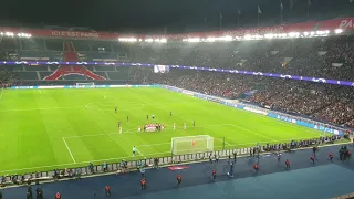 Neymar PSG Red Star Champions League Freekick Fan Footage Paris